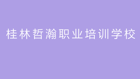 桂林哲瀚职业培训学校的图片