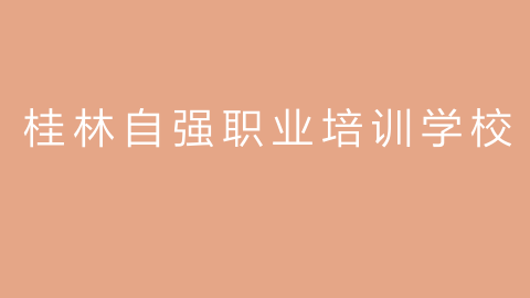 桂林自强职业培训学校的图片