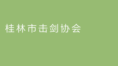 桂林市击剑协会