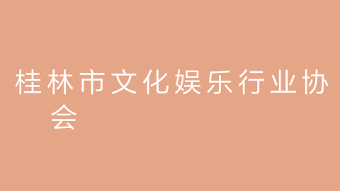 桂林市文化娱乐行业协会